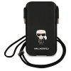 Karl Lagerfeld Torebka KLHCP12MOPHKMK6,1 czarny/black hardcase Saffiano Ikonik Karl`s